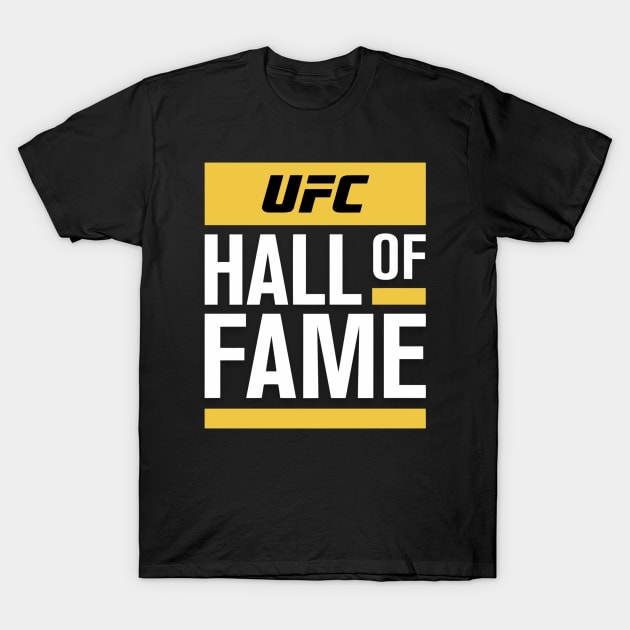 UFC Hall of Fame T-Shirt by BlackRose Store